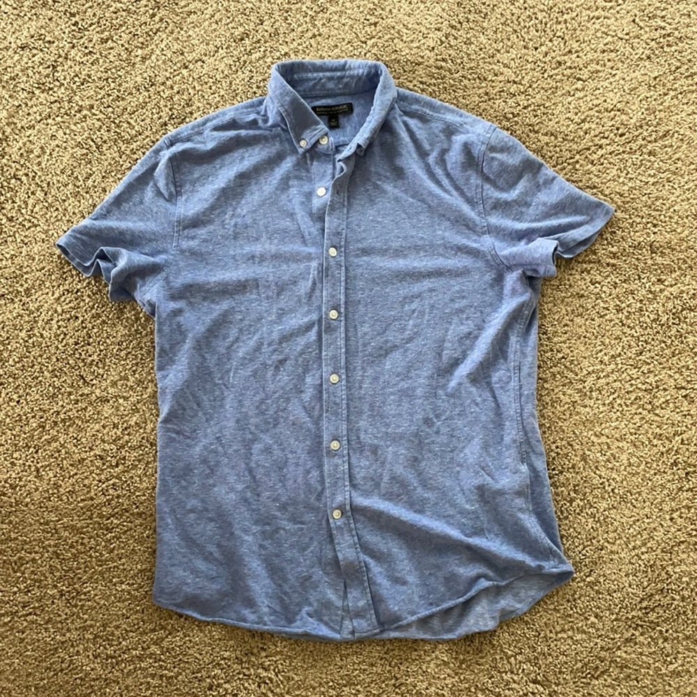 Banana Republic Cotton Linen Blend Shirt M